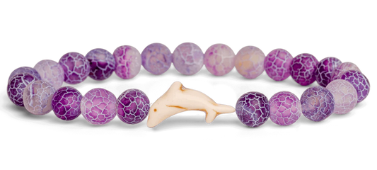 Violet Dolphin Bracelet
