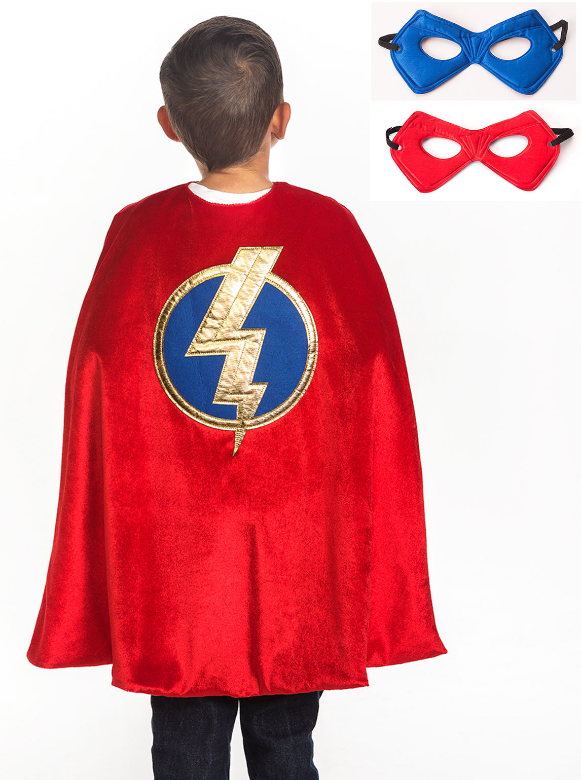 Red Superhero Cape & Mask Set
