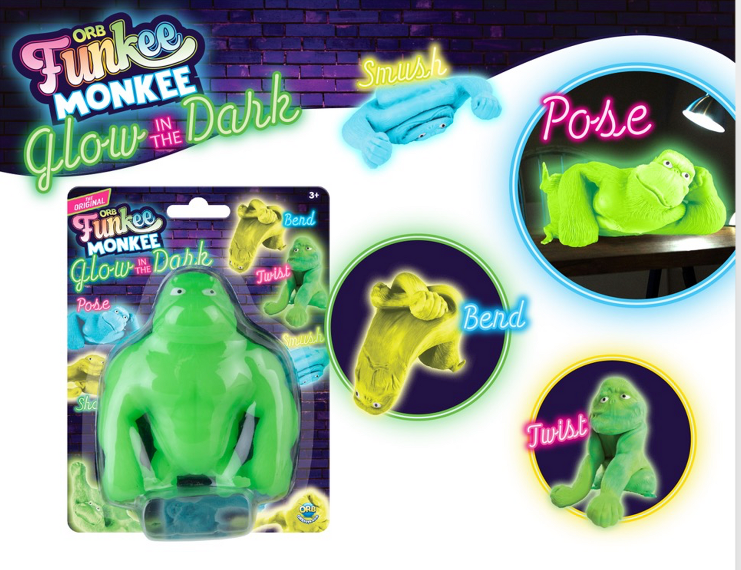 Funkee Monkee Glow in the Dark