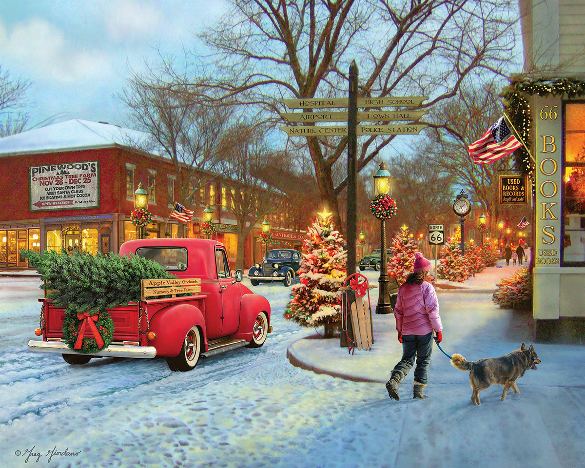 Main Street Christmas 1000 Piece Puzzle