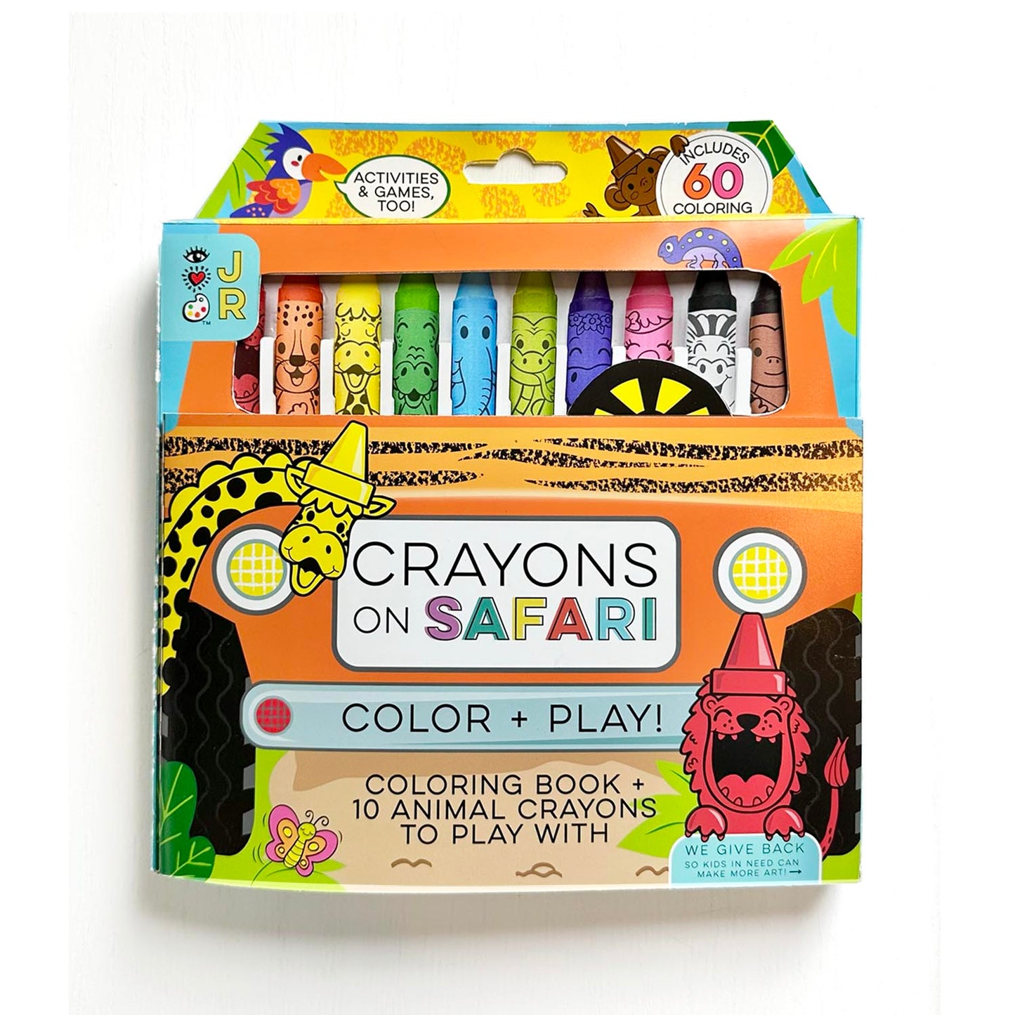 Crayons on Safari