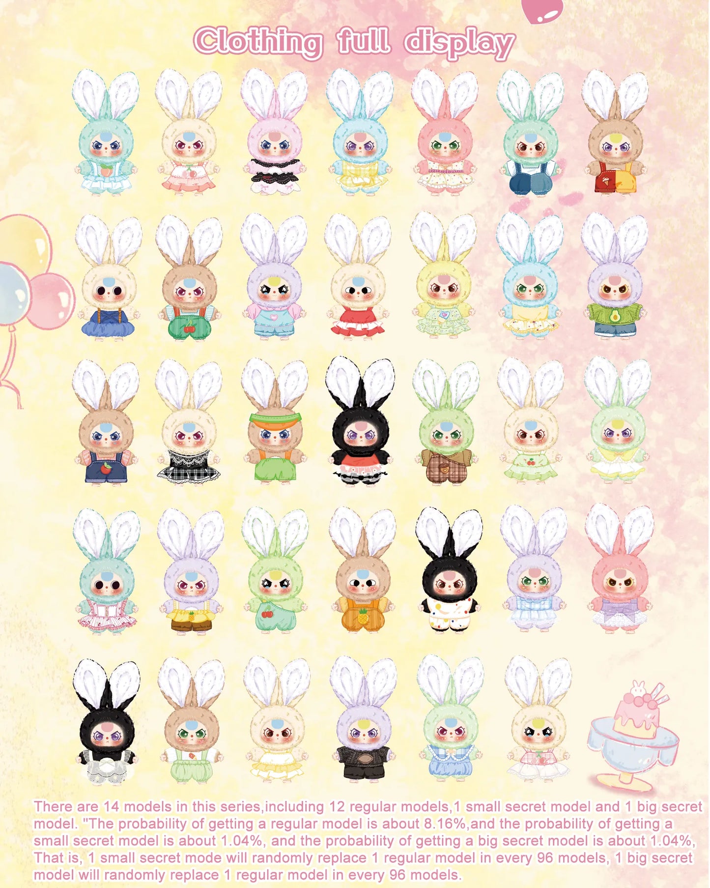 Baby Three Mini Bunny Blind Box