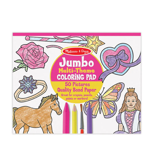 Jumbo Pink Coloring Pad