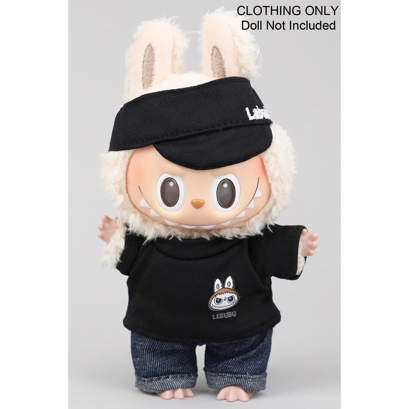 Labubu Shirt & Jeans Black