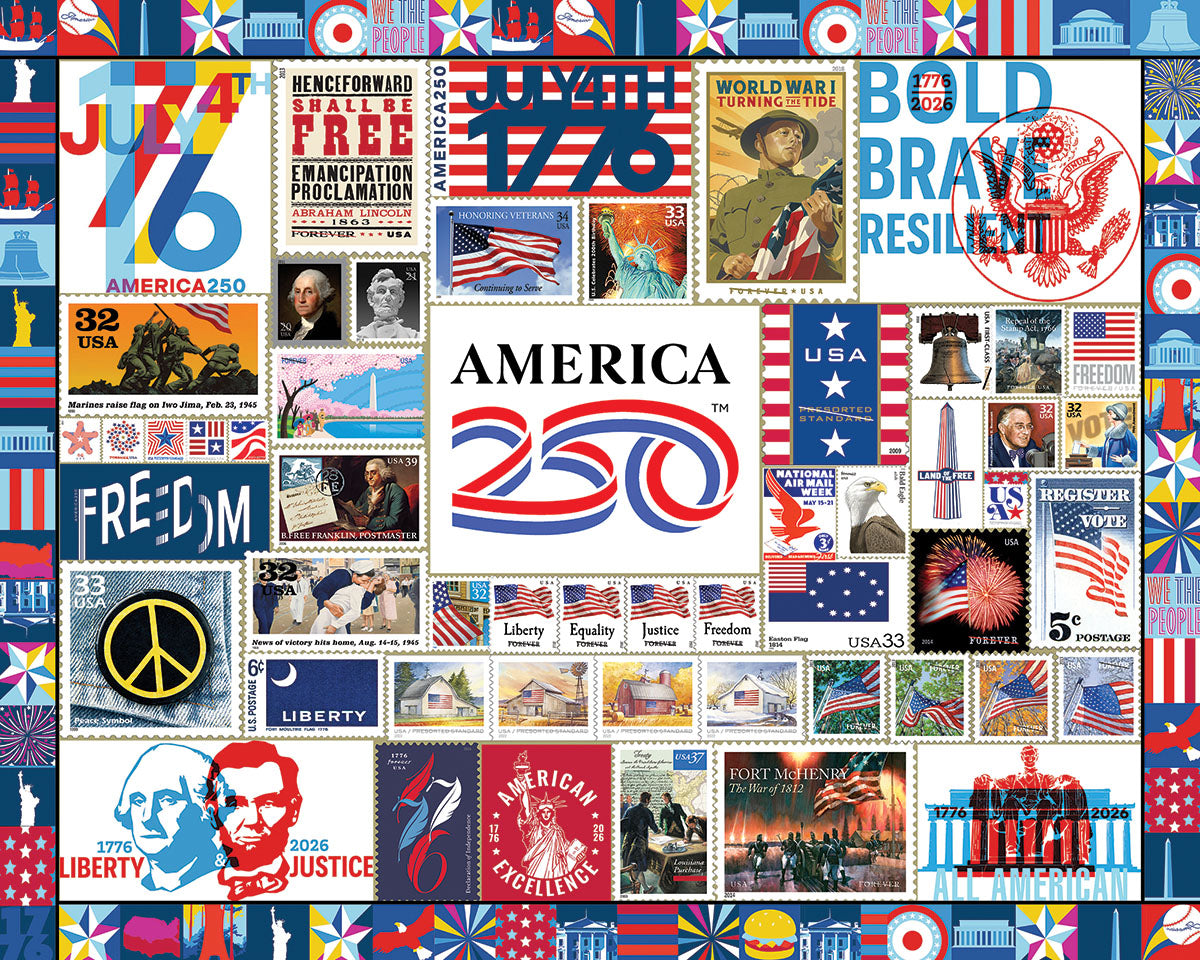 America 250 1000 Piece Puzzle