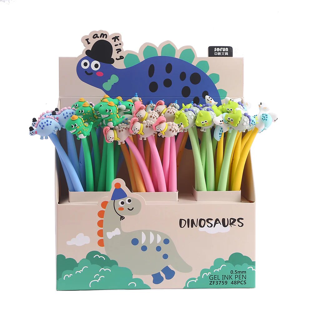 Dinosaur Dots Wiggle Gel Pen