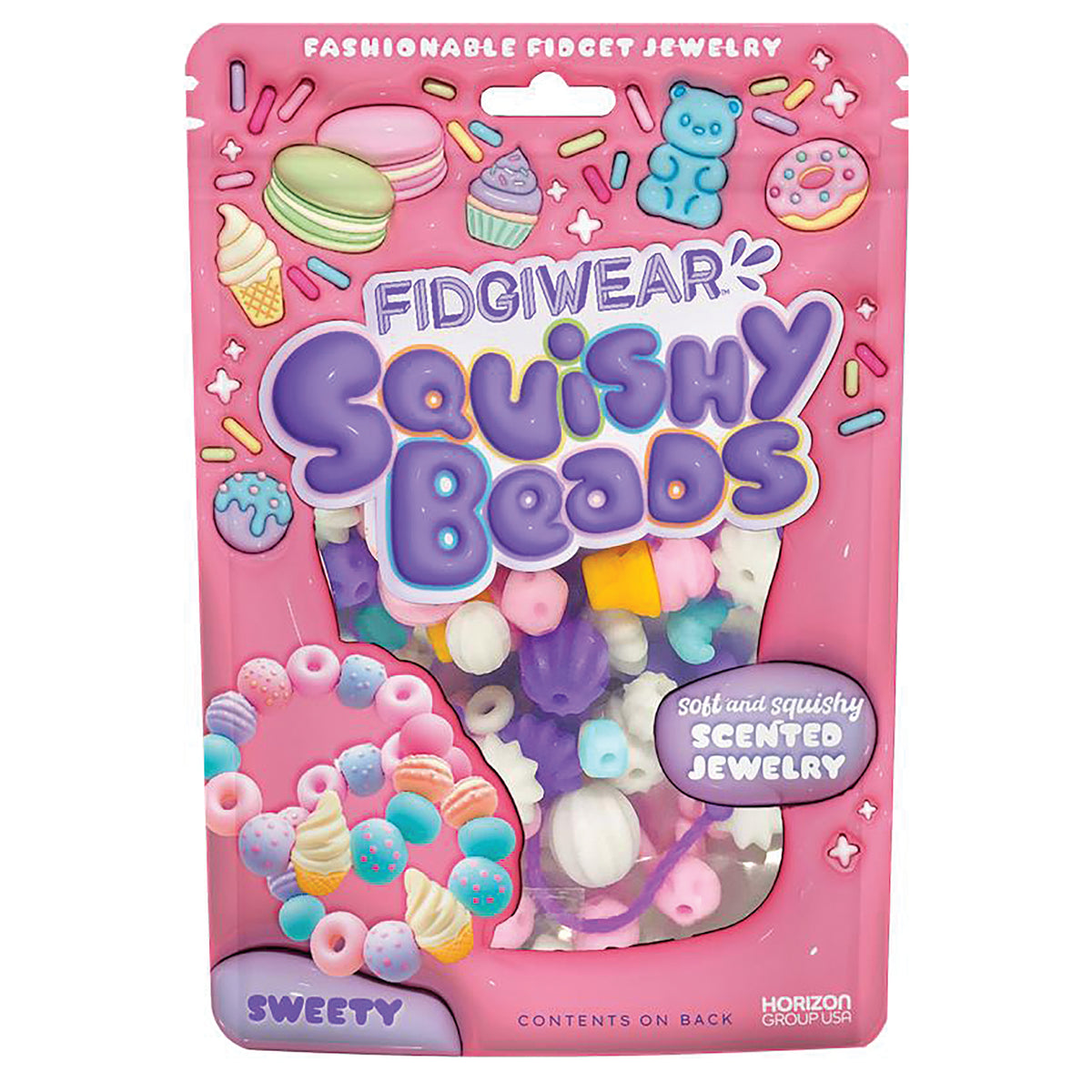 Fidgiwear Squishy Beads Sweety