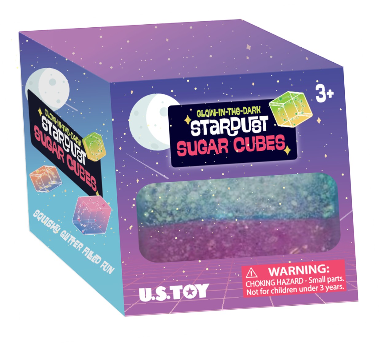 Glow Stardust Sugar Cube