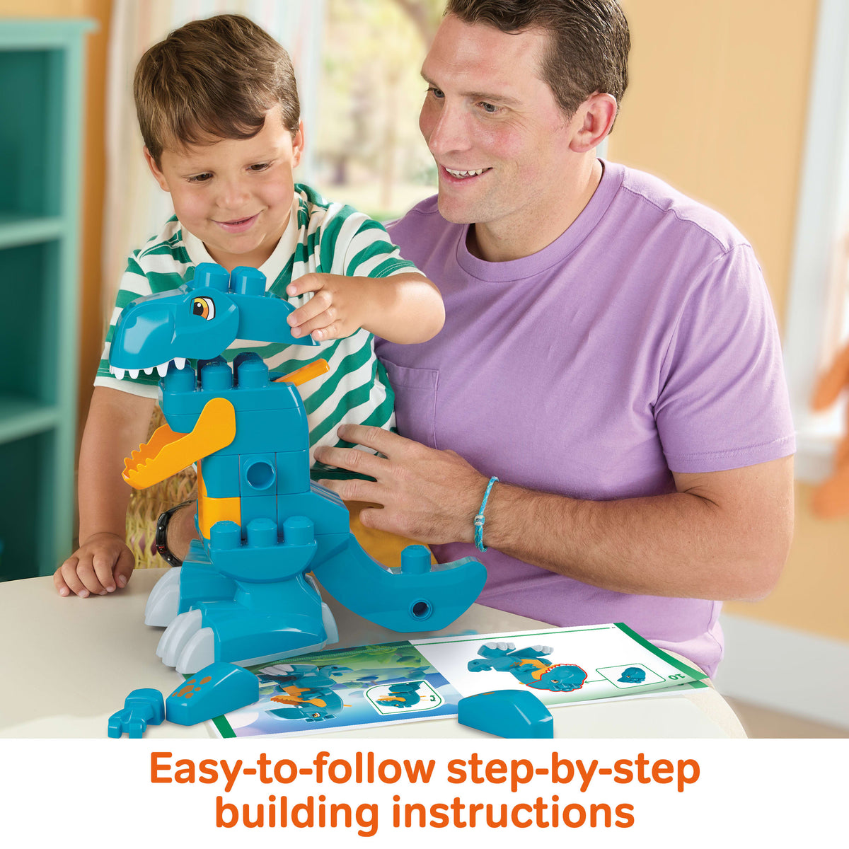 MEGA BLOKS Build & Chomp Dinosaur