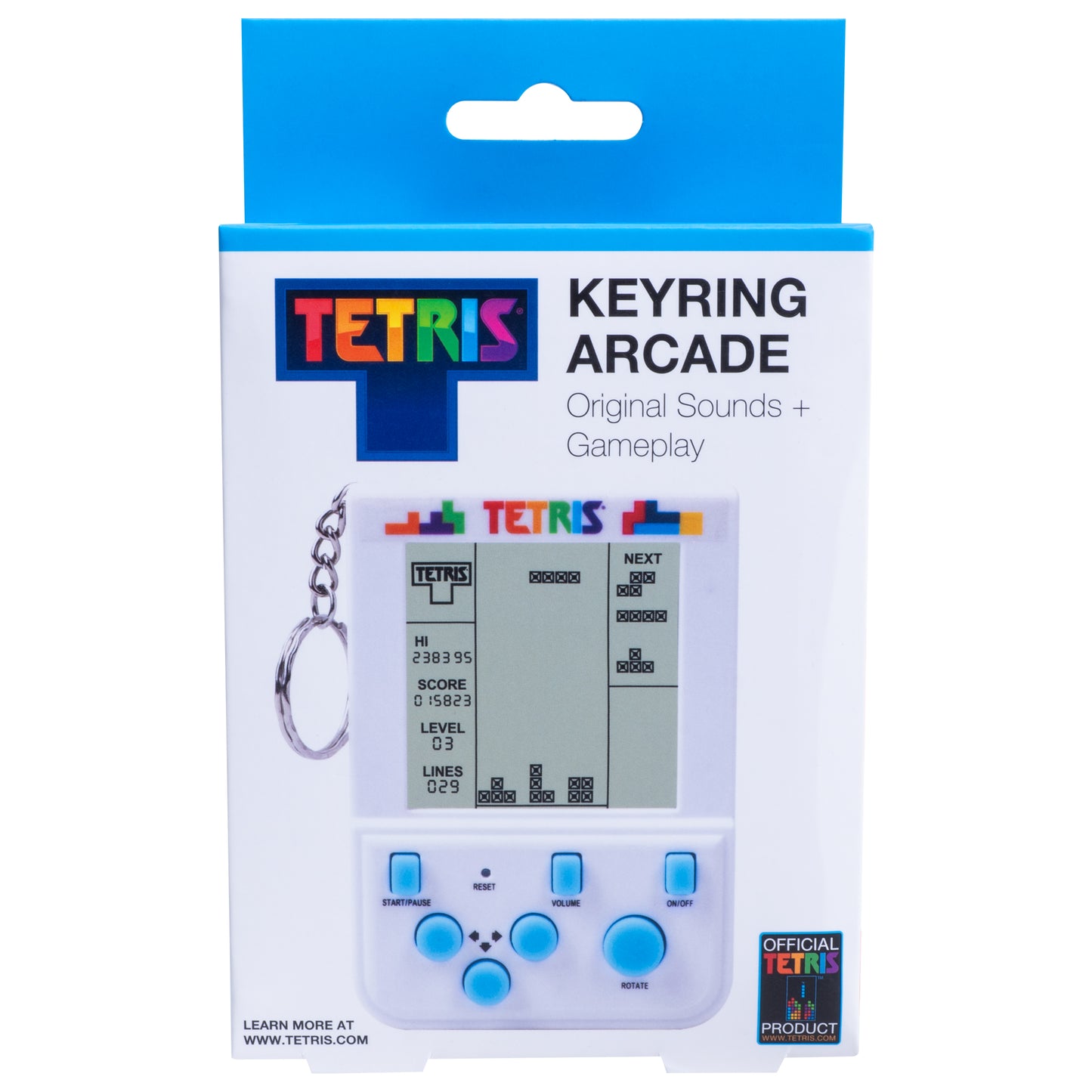 Tetris Keyring Arcade Game