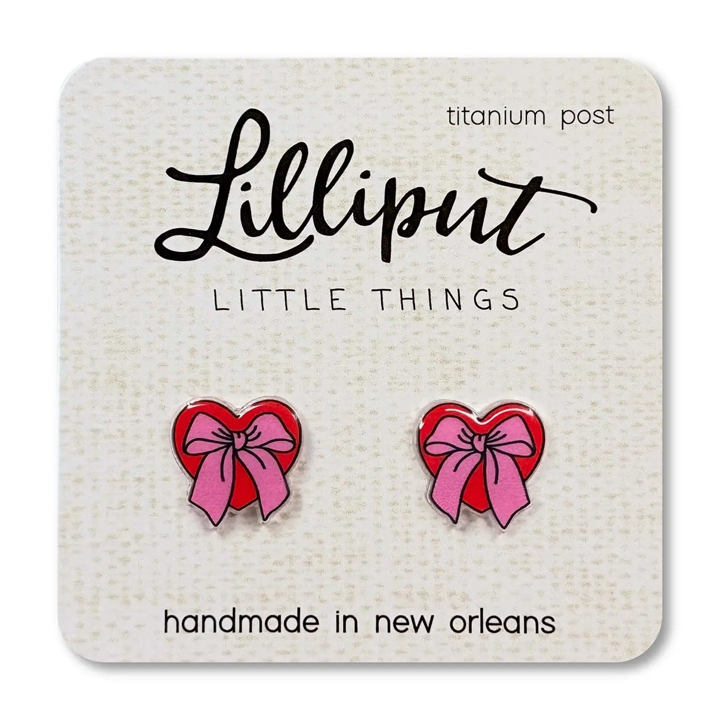 Valentine Bow Earrings