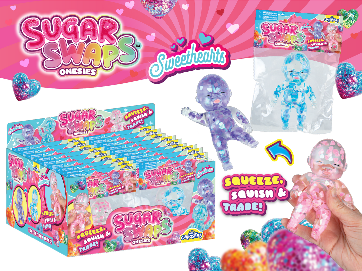 Sugar Swaps Onesies Babies Sweethearts