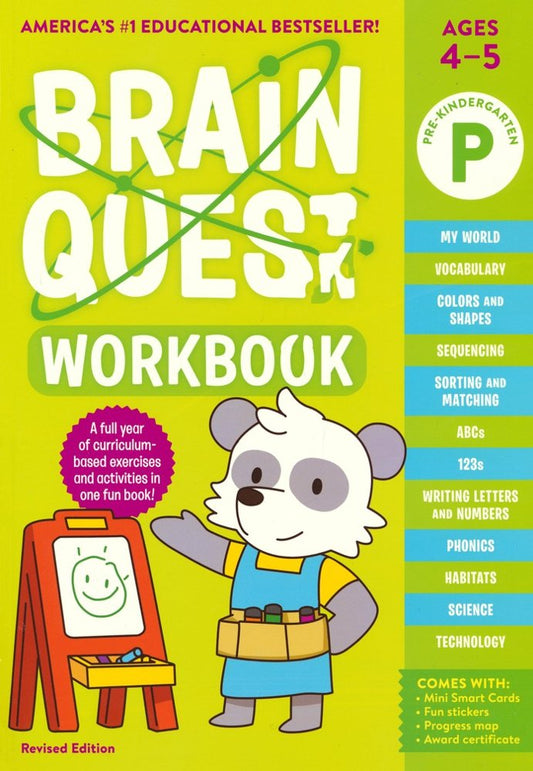 BrainQuest Workbook Pre K