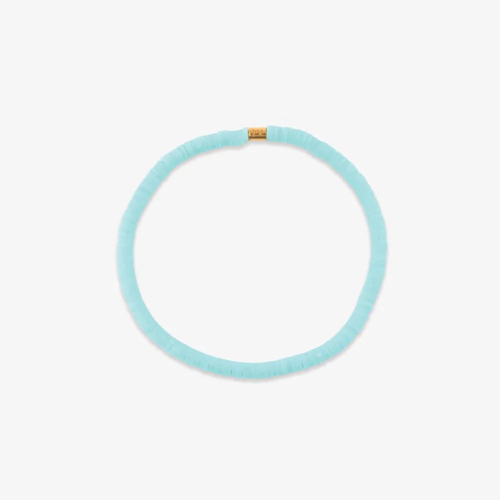 Ice Blue Disc Bracelet