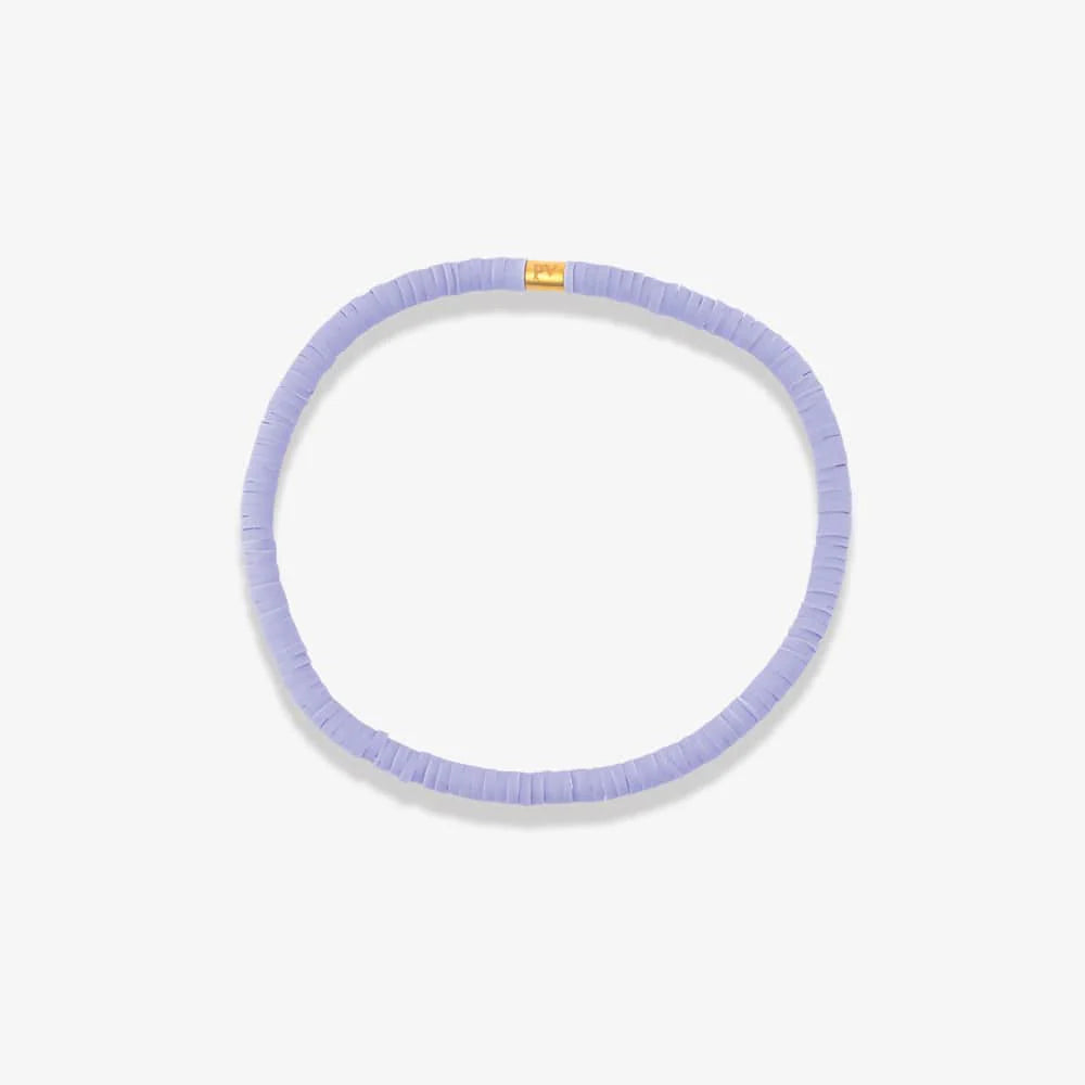 Lavender Disc Bracelet