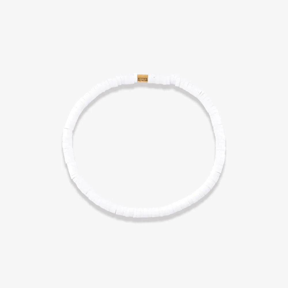 White Disc Bracelet