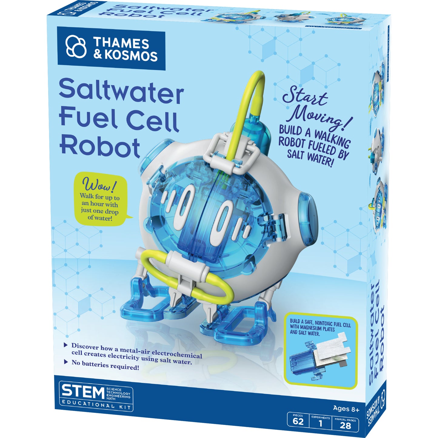 Saltwater Fuel Cell Robot