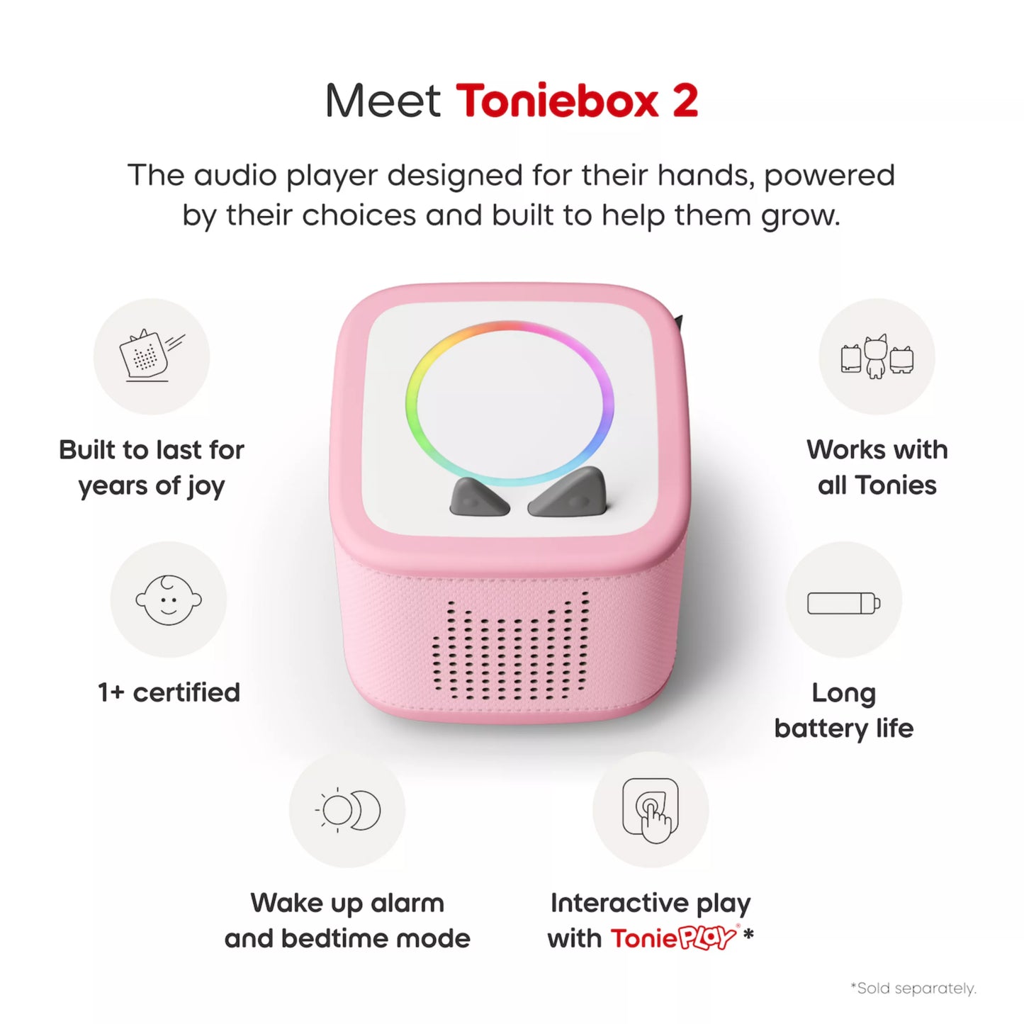 Pink Toniebox 2 Starter Set - Playtime Puppy