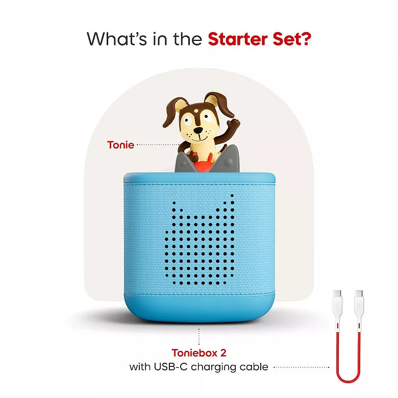 Blue Toniebox 2 Starter Set - Playtime Puppy
