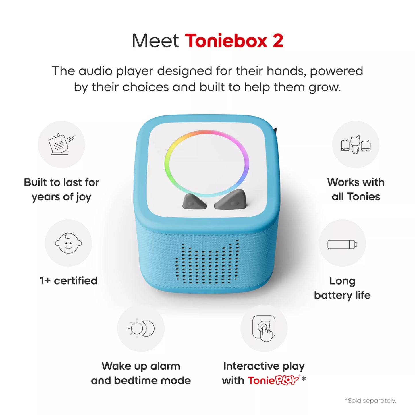 Blue Toniebox 2 Starter Set - Playtime Puppy