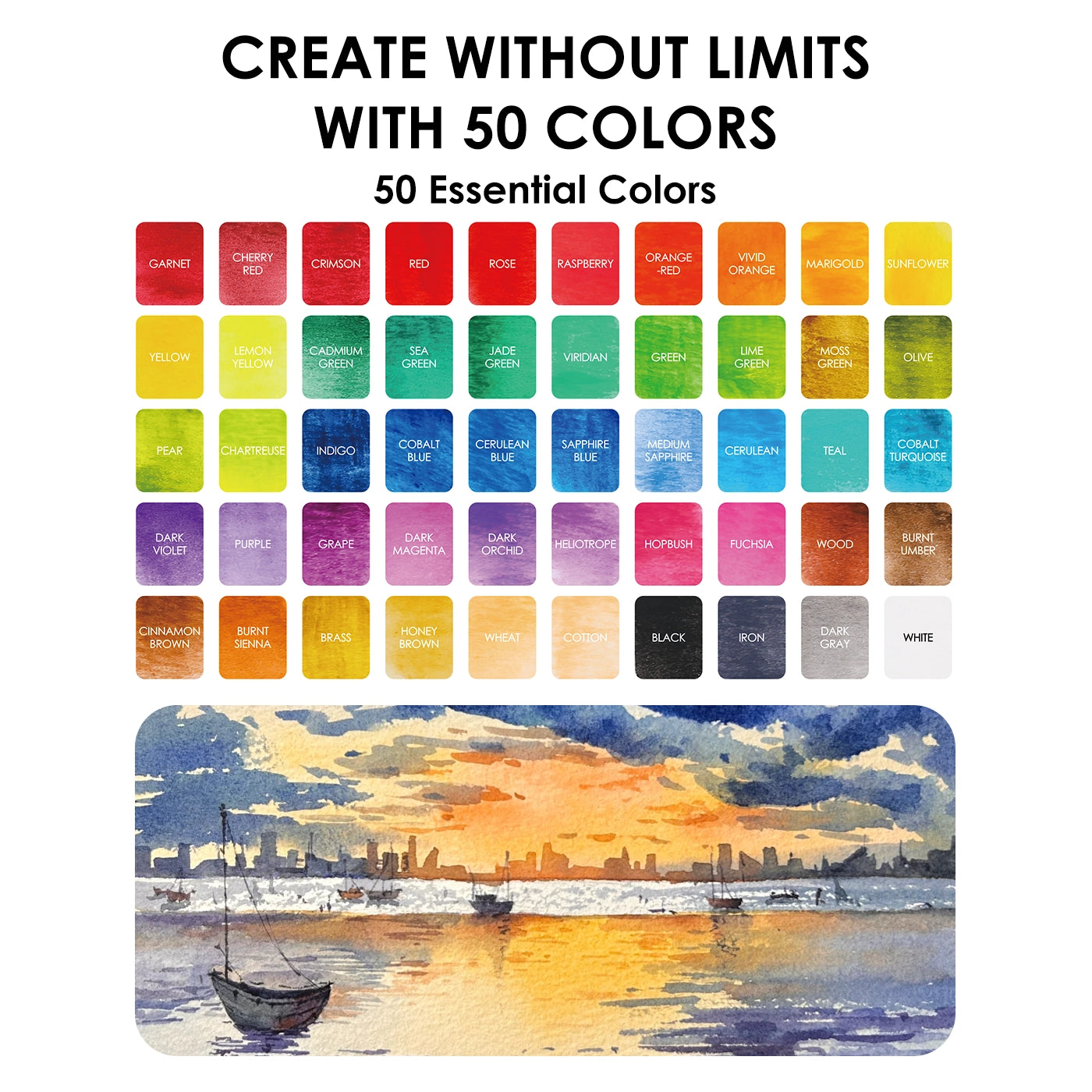 All-in-1 Premium Watercolor Set