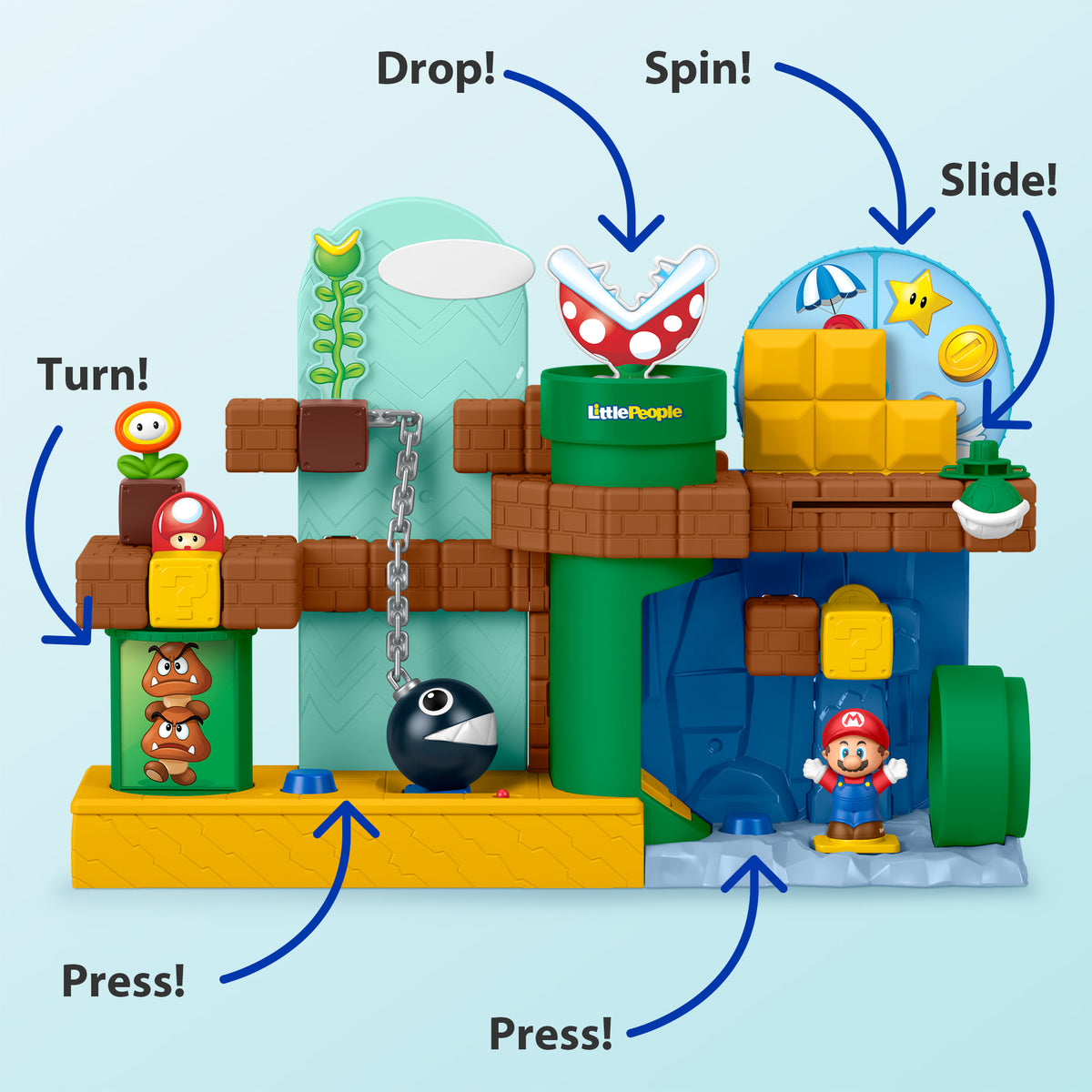 LP SUPER MARIO PLAYSET