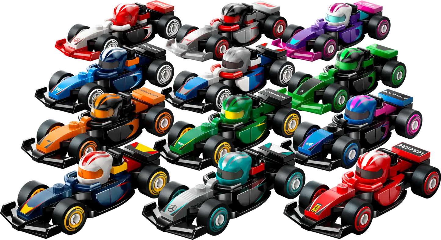 F1 Race Cars 6pk