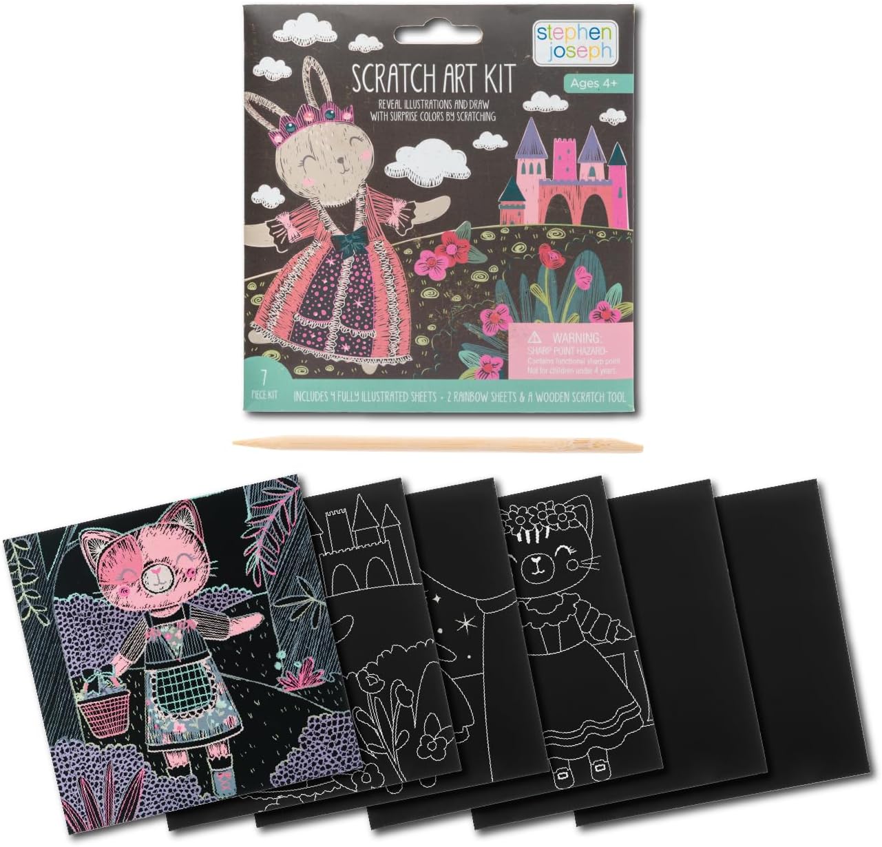 Bunny/Cat Scratch Art