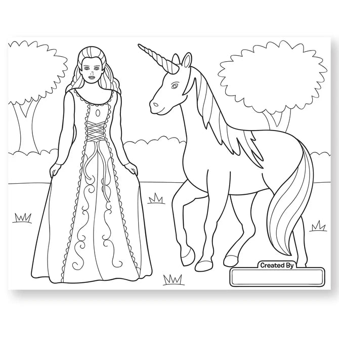 Jumbo Pink Coloring Pad