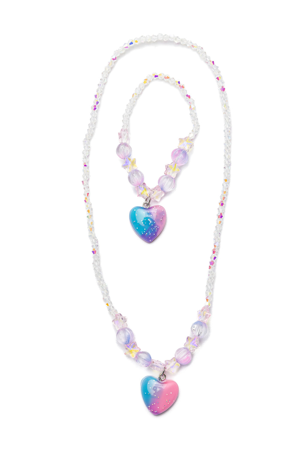 Galaxy Heart Necklace 2pc