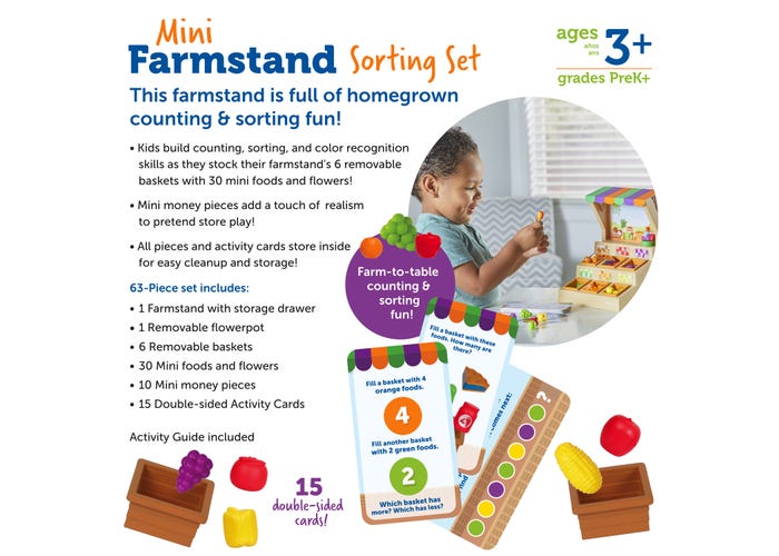 Mini Farmstand Sorting Set
