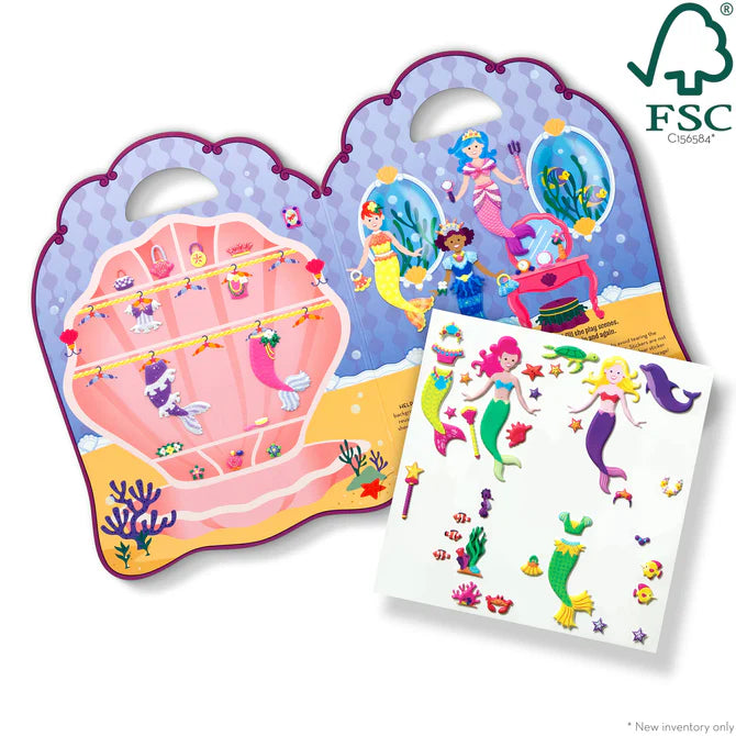 Puffy Sticker Mermaid