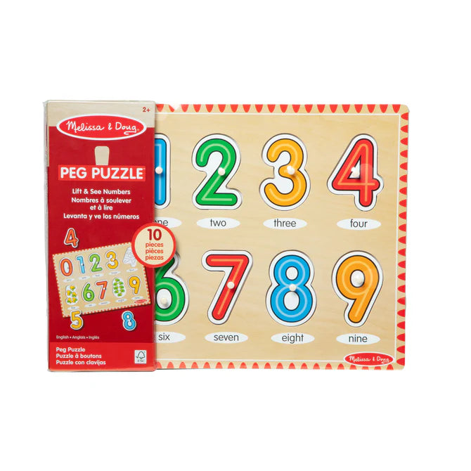 Numbers Peg Puzzle