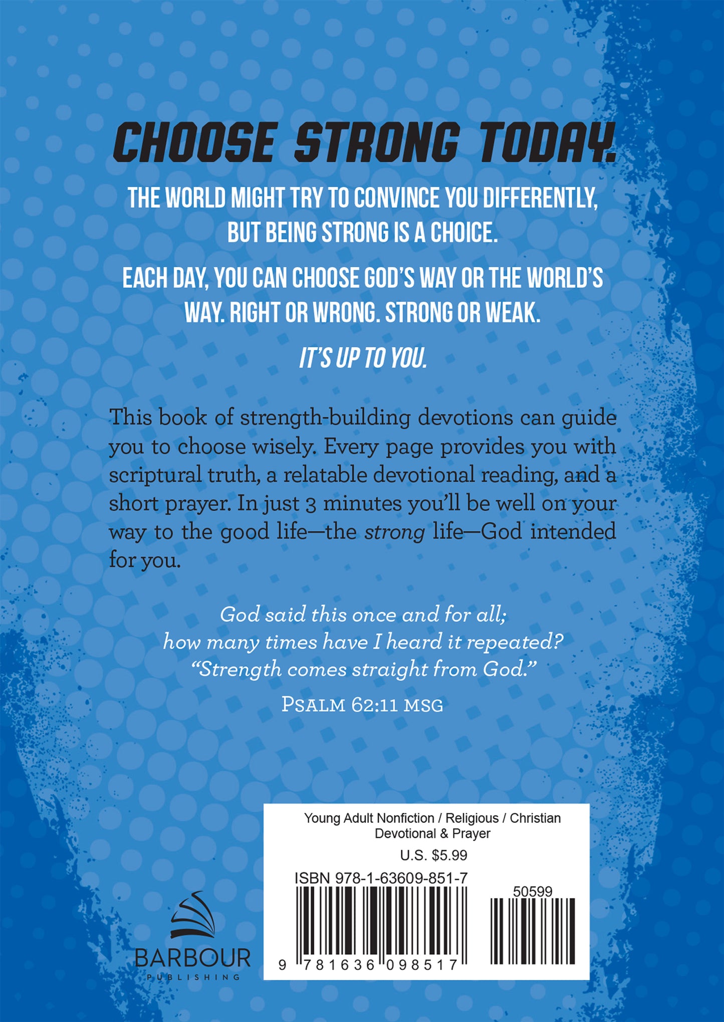 Choose Strong 3-Minute Devotions Guys