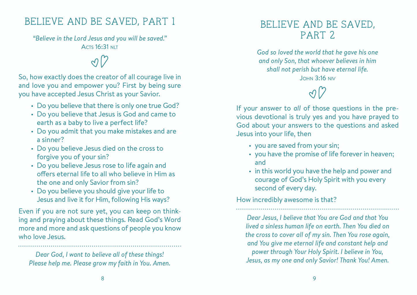 3-Min Devotions Courageous Girls