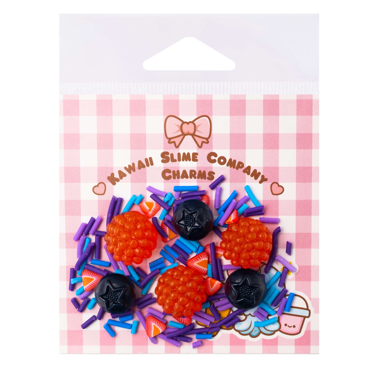 Berry Splash Charm Bag