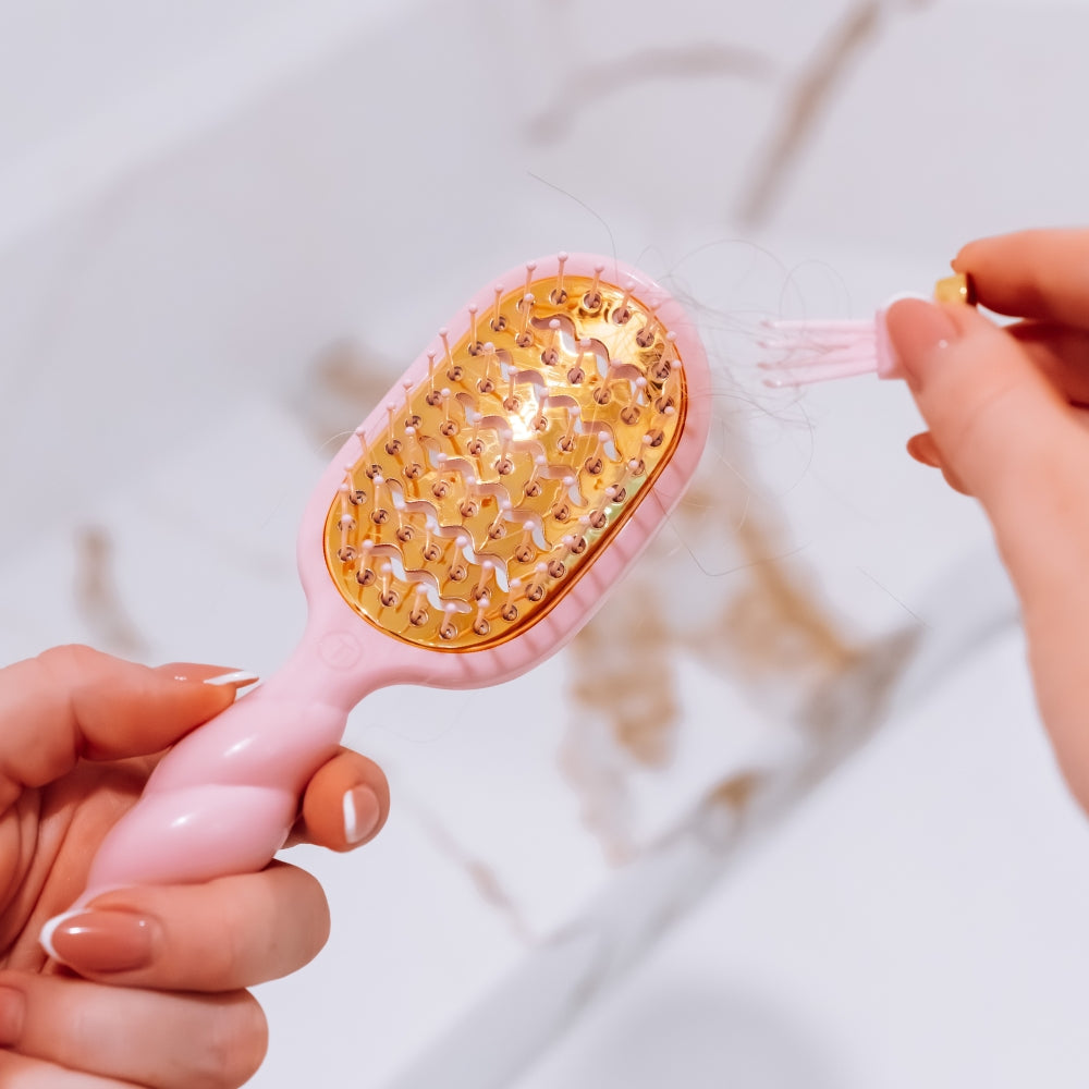 Mini Bubblegum Pink Vented Hair Brush