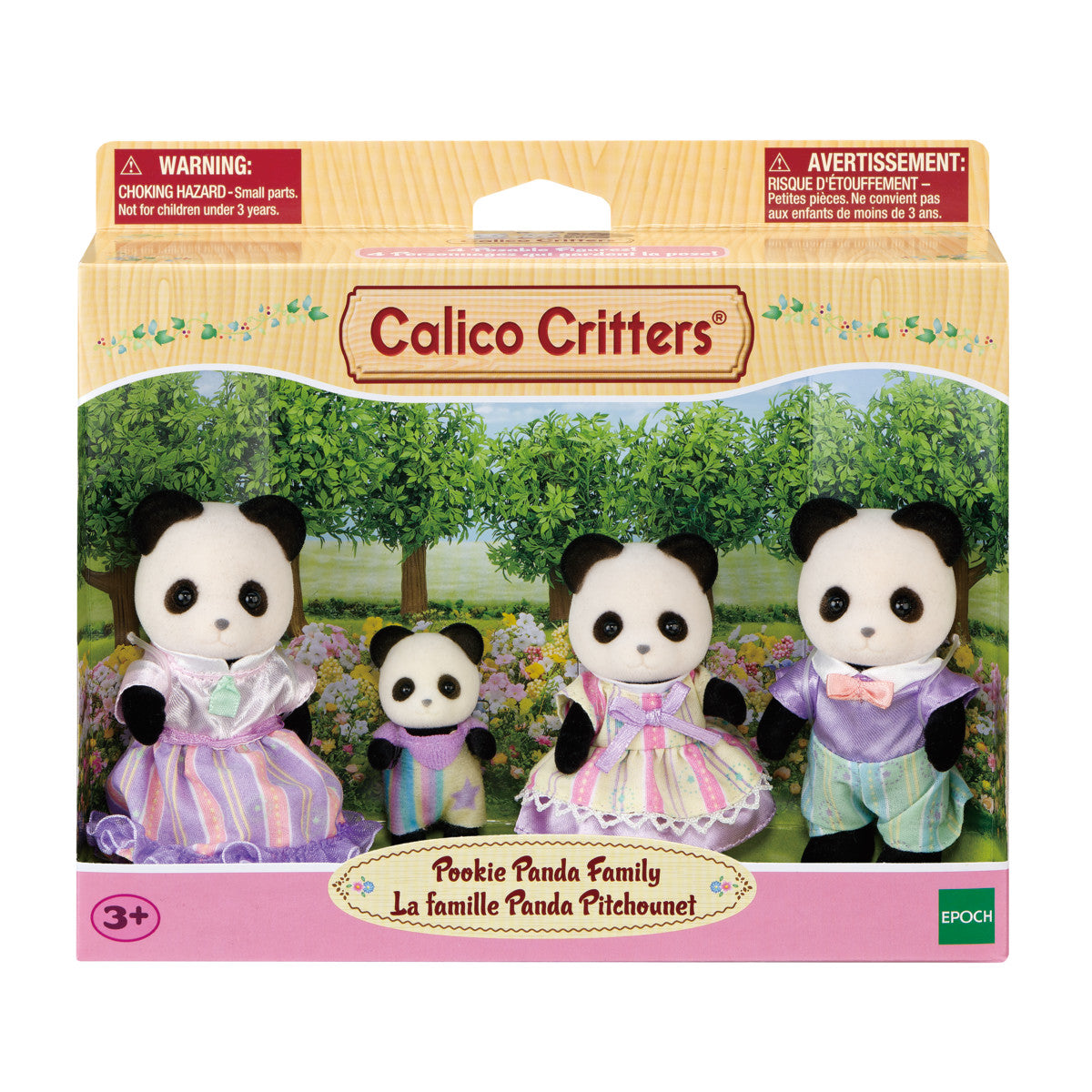 Calico Critters Pookie Panda Family