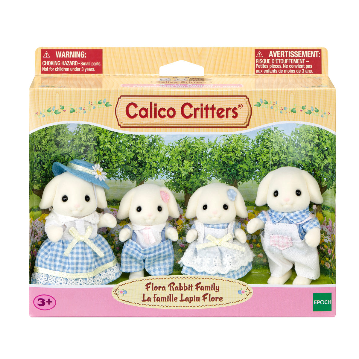 Calico Critters Flora Rabbit Family