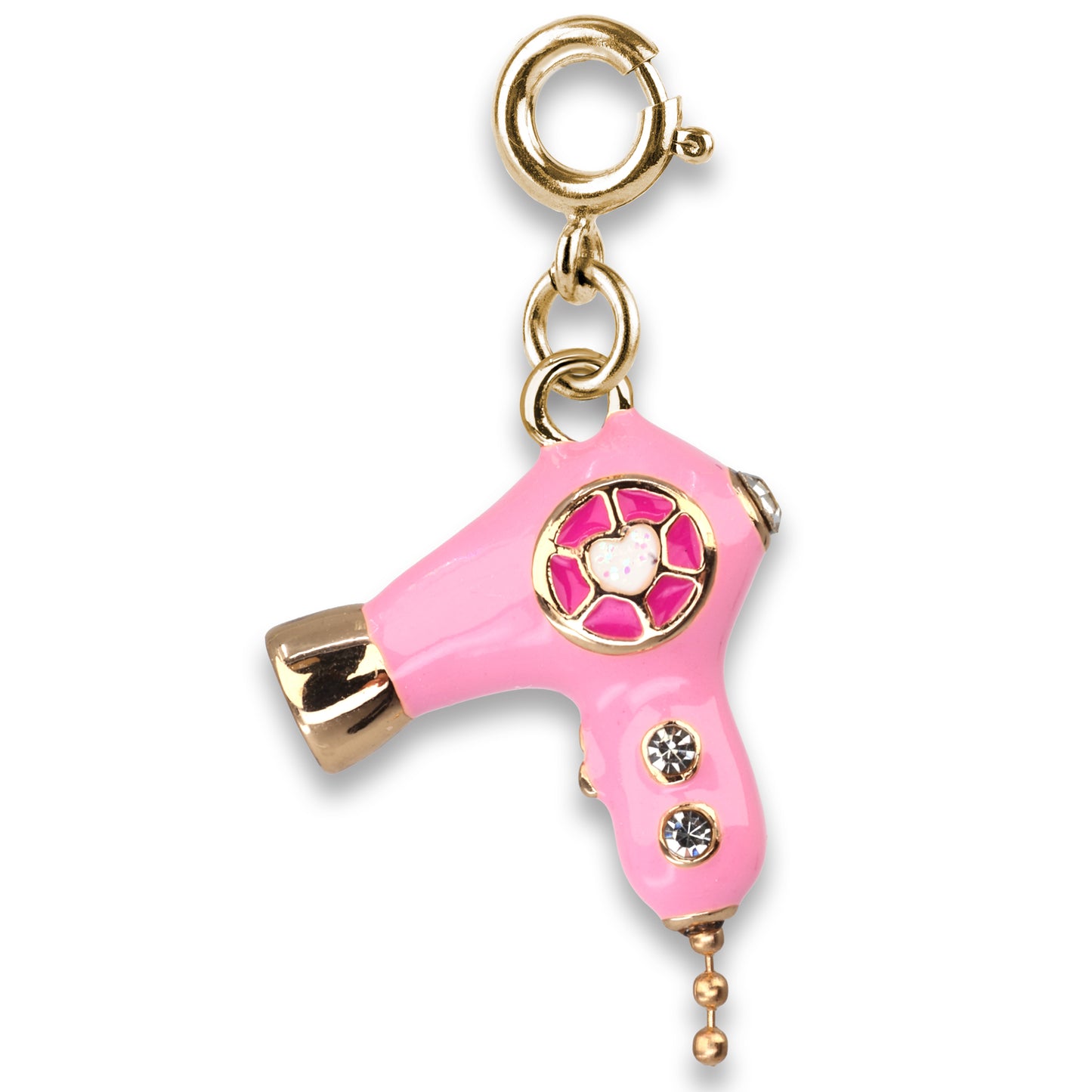 Gold Hair Dryer Charm