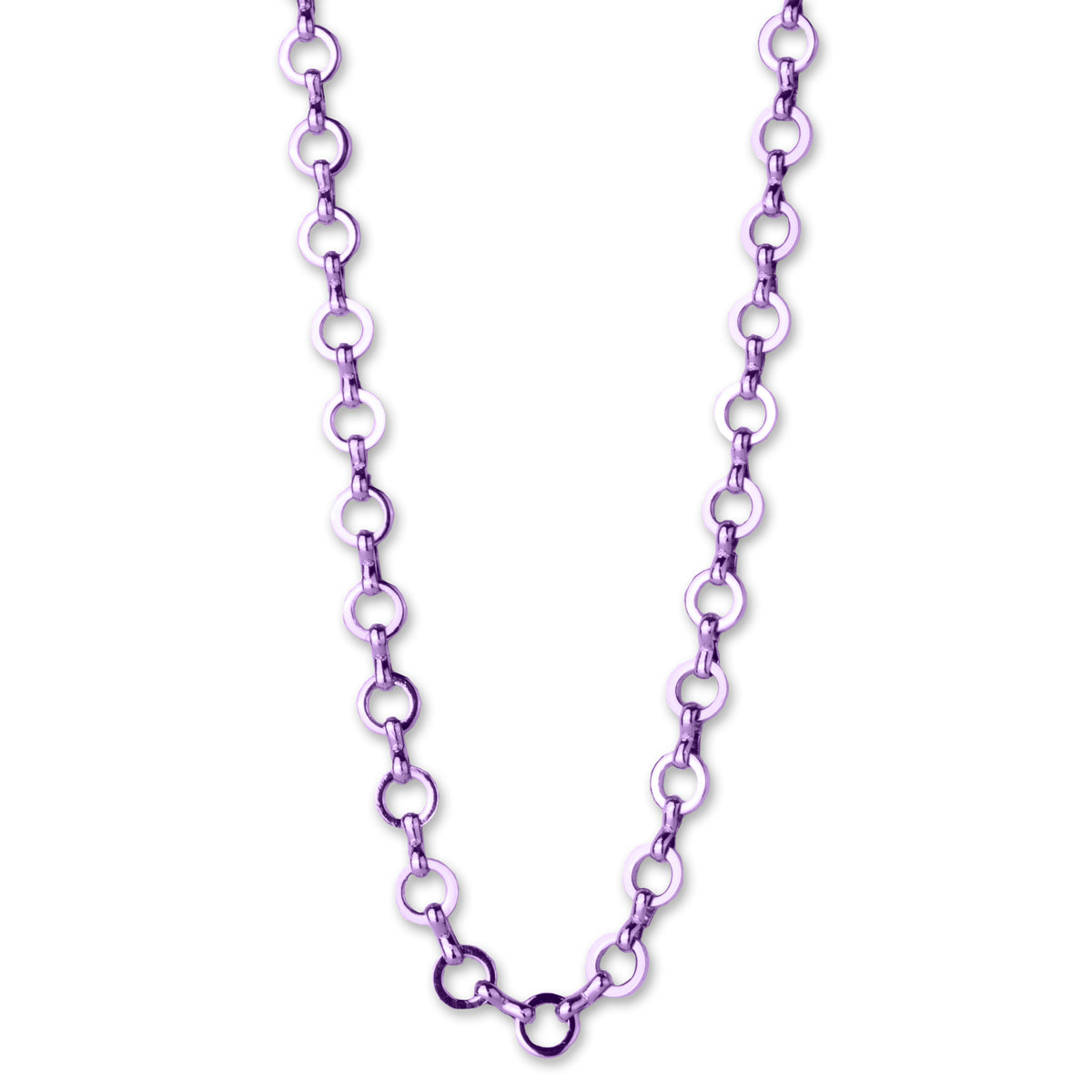 Charm Necklace Purple