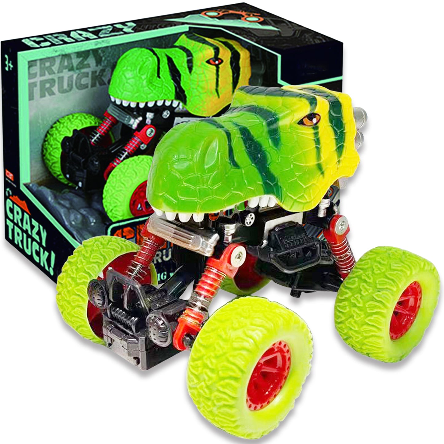 Crazy Truck Dinosaur Green