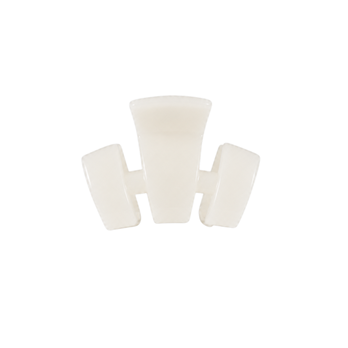 Classic Coconut White Petite Claw Clip