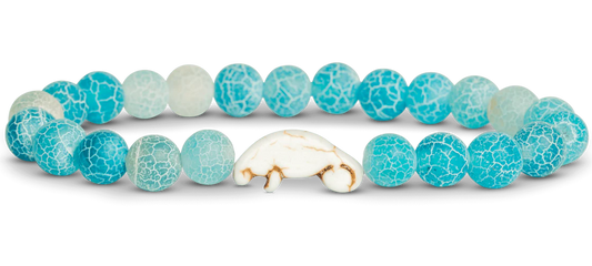 Aqua Blue Manatee Bracelet