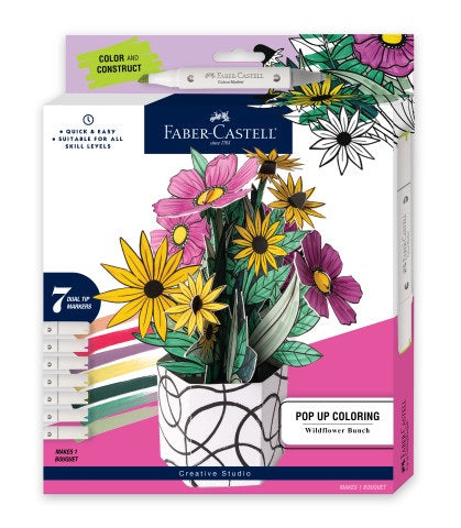 Popup Coloring Wildflower