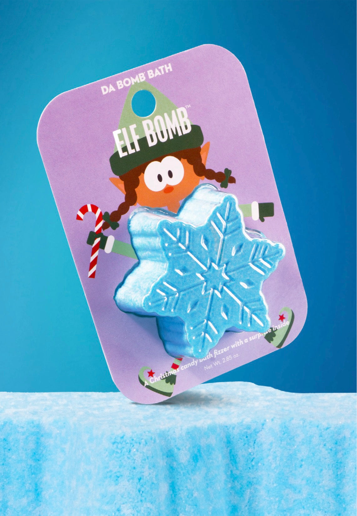Elf Snowflake Bath Bomb