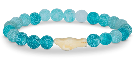 Aqua Blue Seal Bracelet