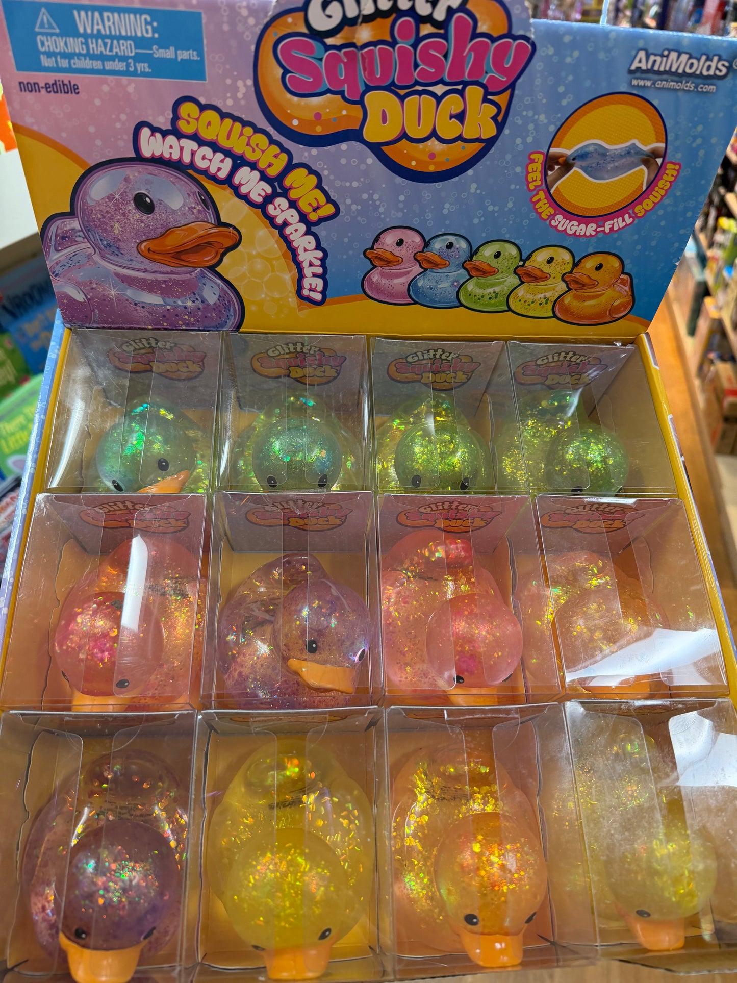 Glitter Squishy Duck