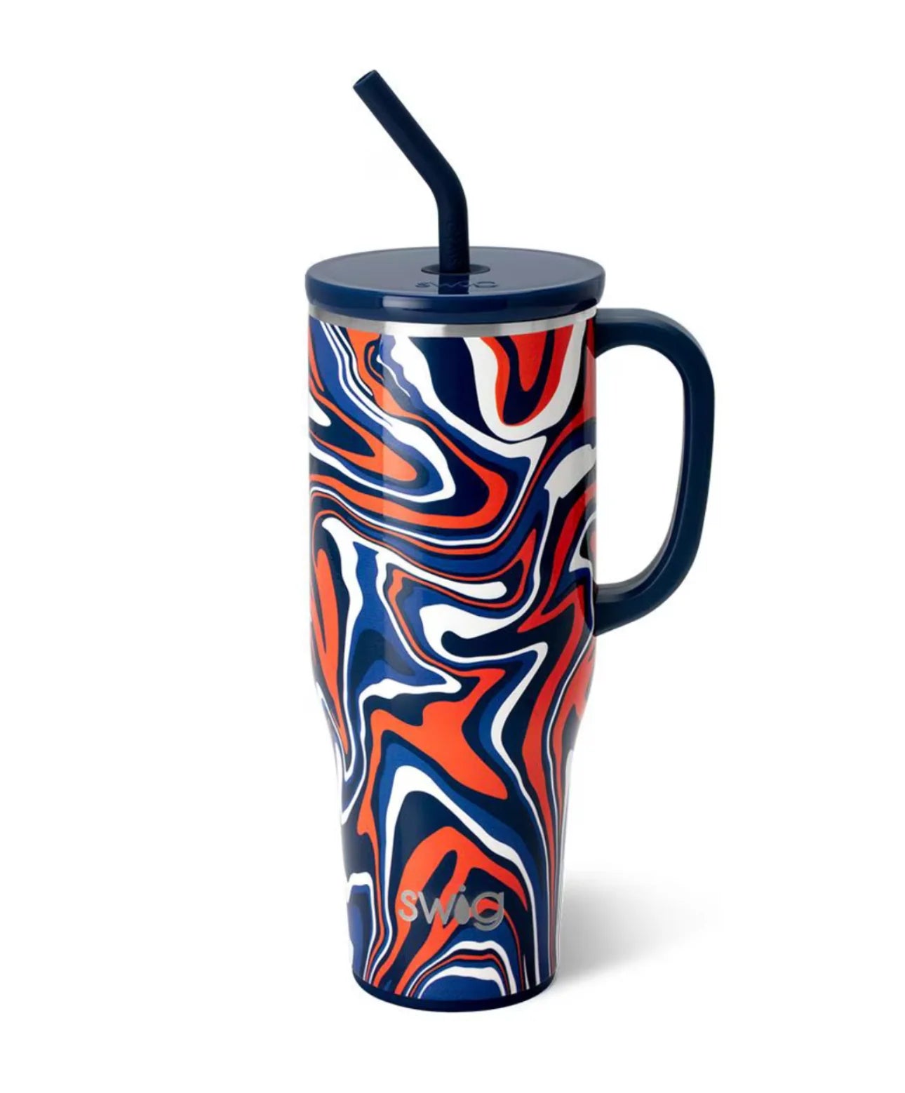 Navy/orange 40oz Mega Mug