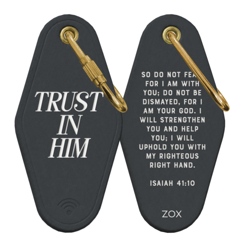 Trust In Him Bible Verse Keychain